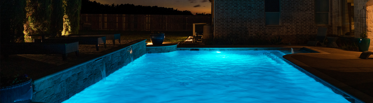 IntelliBrite® Architectural Series White LED and Multi-Color Pool Light (Call for Price)              Available in 50'-100' and 150' foot Cord