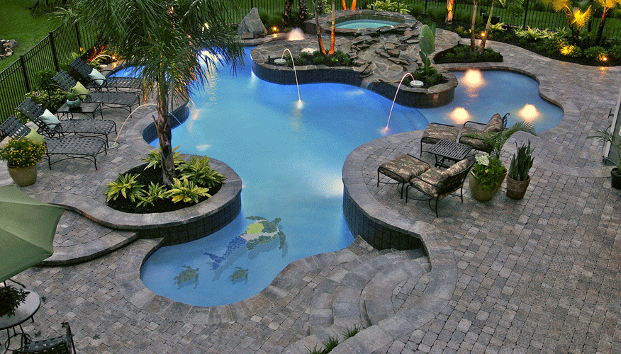 Mermaid with Turtle Blonde MT48/SH (with shadow) Ceramic Mosaic