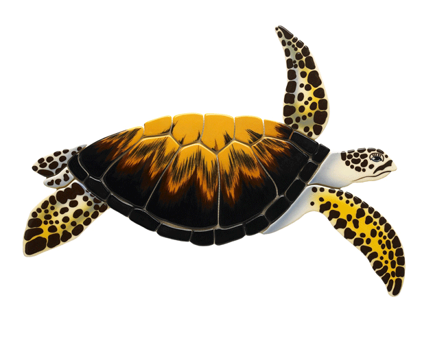 Loggerhead Turtle LT8 Ceramic Mosaic