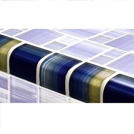 Step Trim - Glass Blue Mix