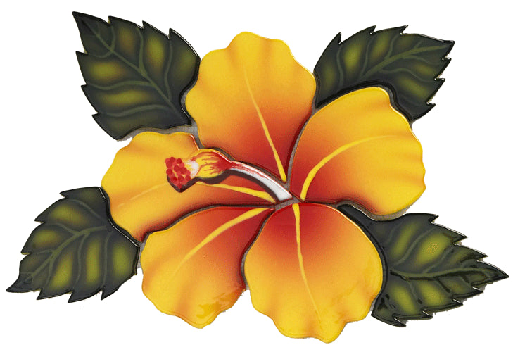 Single Hibiscus -SHF75 Ceramic Mosaic