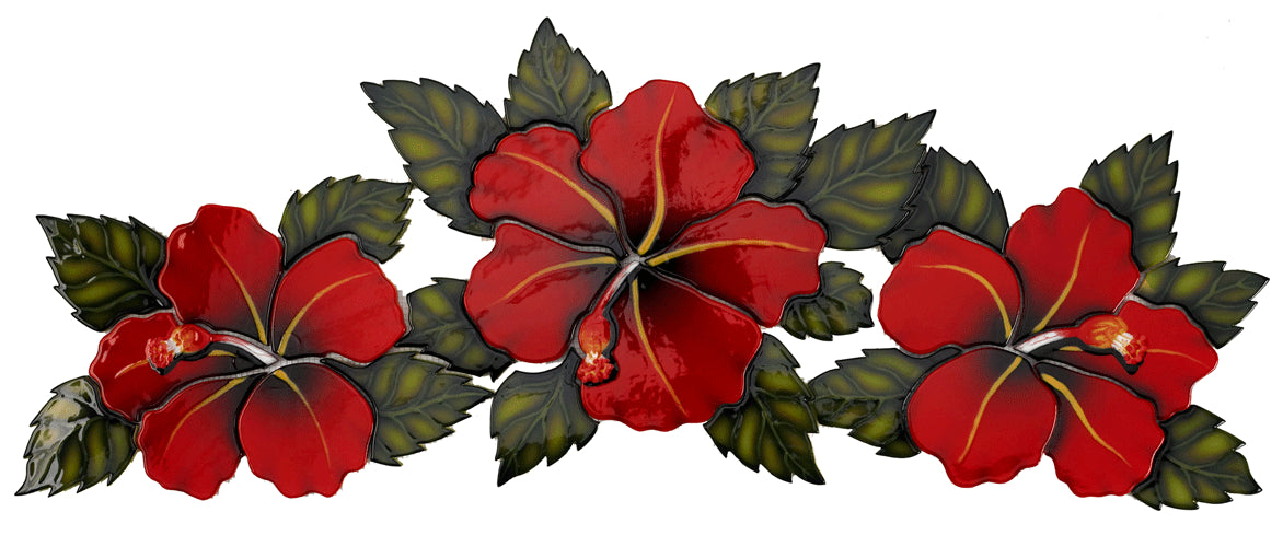 Hibiscus Flowers -HF74 Ceramic Mosaic
