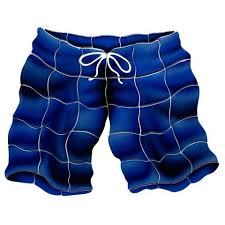 Blue Swimtrunks ST68B Ceramic Mosaic