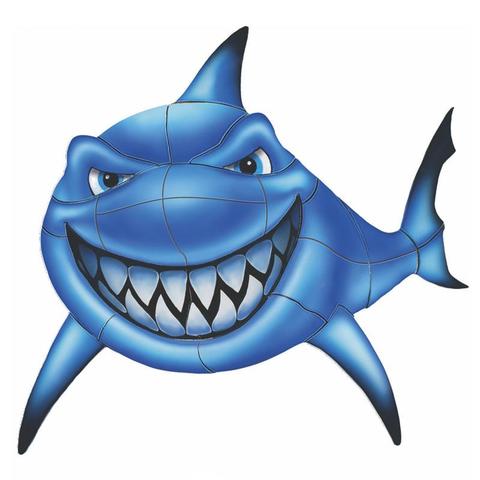 Gotcha Shark Porcelain Mosaic