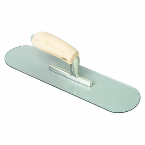 POOL TROWEL - PLEXIGLASS 16" X 4" - SHORT SHANK CAMEL HANDLE