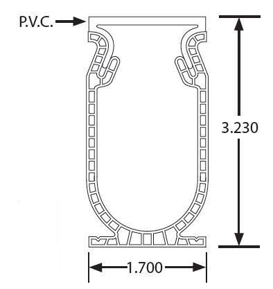 Frontier Deck Drain Cross Adapter Base