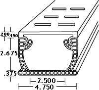 Flowmaster Commercial Drain with Removable top