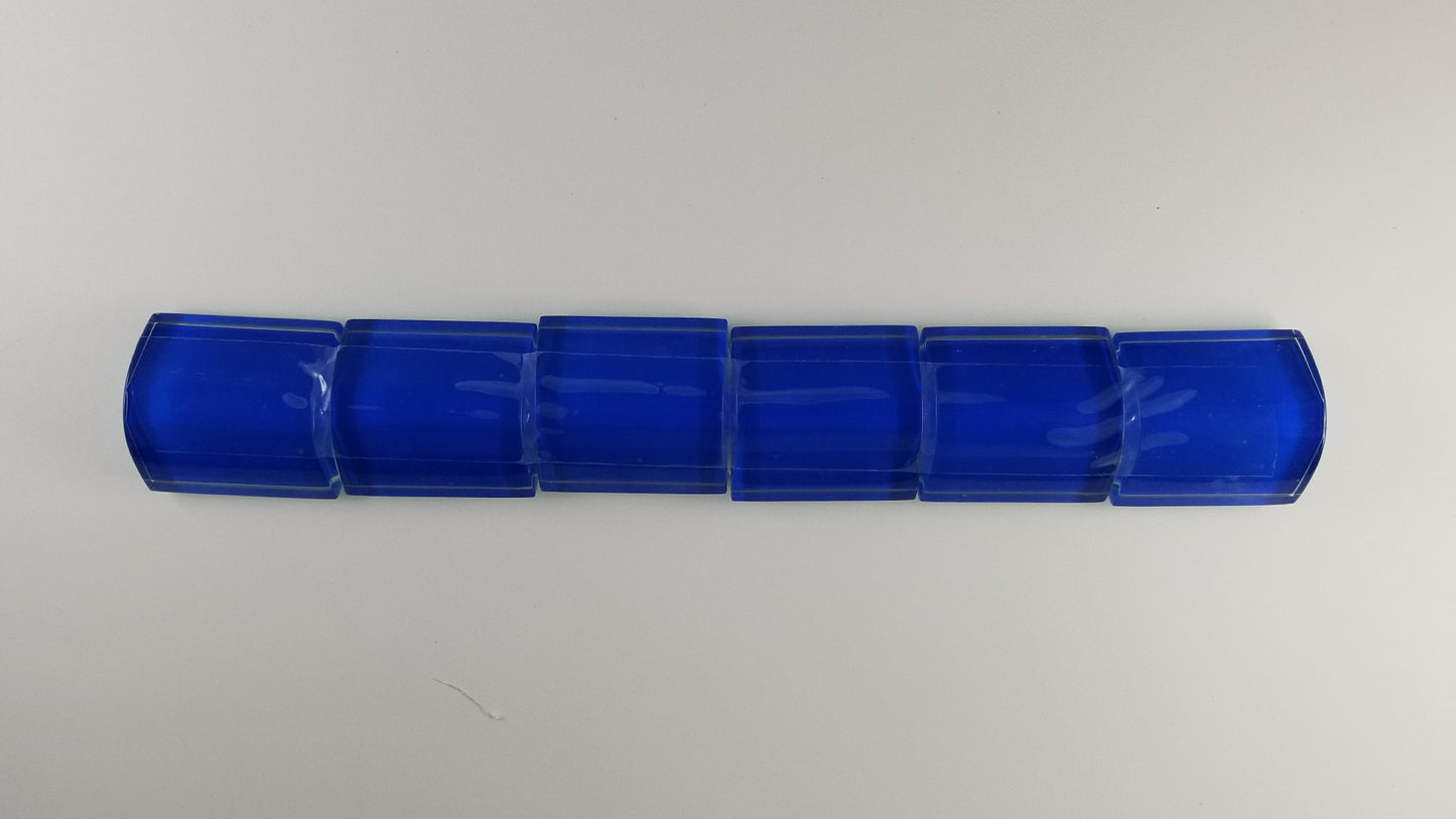 Step Trim - Glass Blue