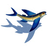 Flying Fish-B FF46/SH (with shadow) Ceramic Mosaic