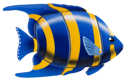 Angelfish-Blue A56 Ceramic Mosaic