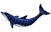 Blue Dolphin-B-BD Ceramic Mosaics