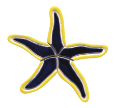 Blue Starfish BY Sea Life Ceramic Mosaic