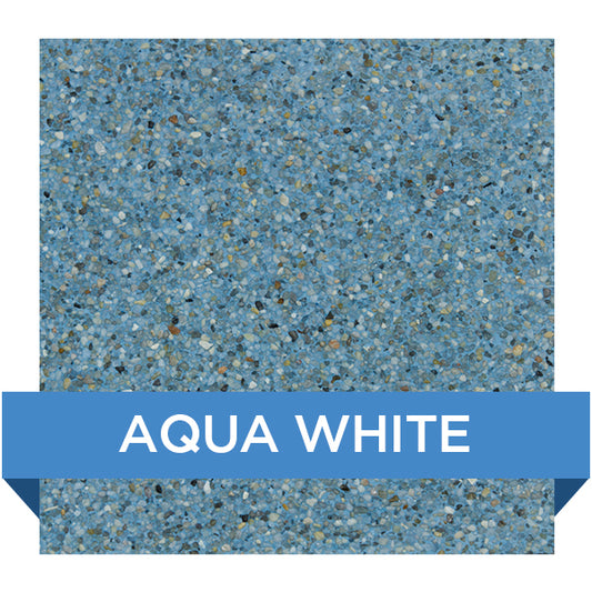 CrystalStones Smooth Aqua White