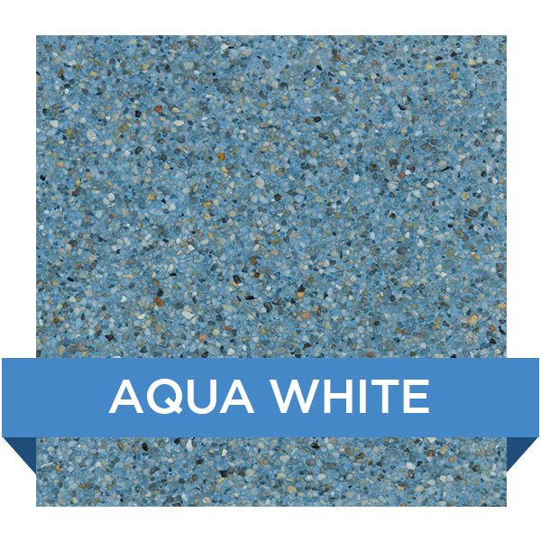CrystalStones Smooth Aqua White