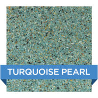 CrystalStones Smooth Turquoise White Pearl