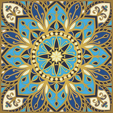 Cosmic Bliss Non-Skid Step Marker- Pool Mosaic