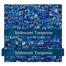 Iridescent Glass beads for pool finish