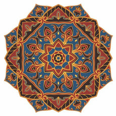 MYSTIC VOYAGE MANDALA - POOL MOSAIC