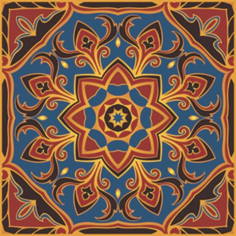 MYSTIC VOYAGE NON-SKID STEP MARKER - POOL MOSAIC