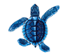 Baby Turtle B-Blue Porcelain Mosaics
