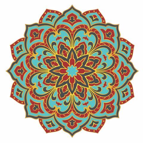 RADIANT BEAUTY MANDALA - POOL MOSAIC