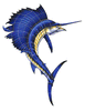 Sail Fish Porcelain Mosaic