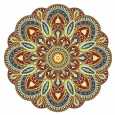 SUBLIME EARTH MANDALA - POOL MOSAIC