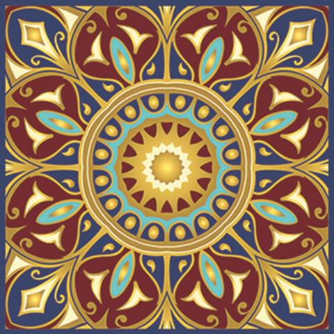 SUBLIME EARTH NON-SKID STEP MARKER - POOL MOSAIC