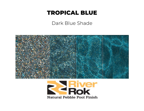 River Rock Tropical Blue (Sold in 10 Bag Batch)