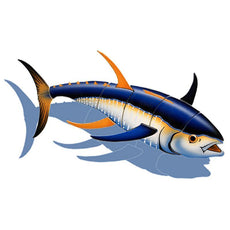 Tuna Down YT73/SH (with shadow) Ceramic Mosaic