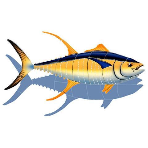 Tuna Right YT70/SH (with shadow) Ceramic Mosaic