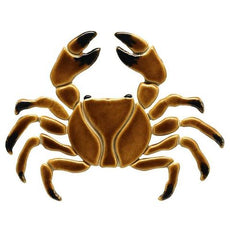Brown Crab BR32 Sea Life Ceramic Mosaic