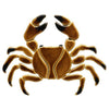 Brown Crab BR32 Sea Life Ceramic Mosaic
