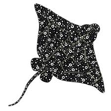 Spotted Eagle Ray ER24 Ceramic Mosaic