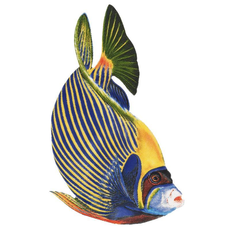 Emperor Angelfish Porcelain Mosaic
