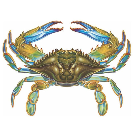 Blue Crab Porcelain Mosaic