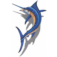 Marlin with shadow) Porcelain Mosaic