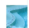 Step Marker Bubbles- Glass Blue / Gold Mix