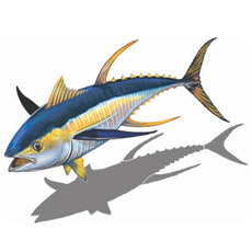 Tuna Reverse Pool Mosaic (with shadow) Porcelain Mosaic