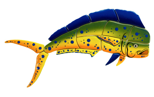 Mahi Mahi Straight Porcelain Mosaic