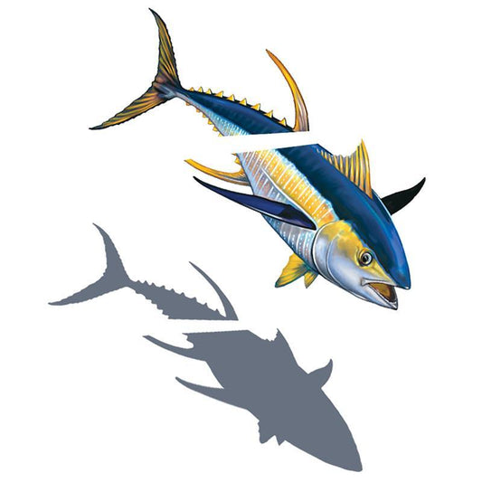 Tuna Split Pool Mosaic (with shadow) Porcelain Mosaic