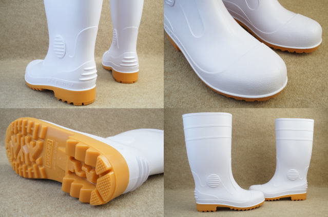 White Rubber Boots (Pair)