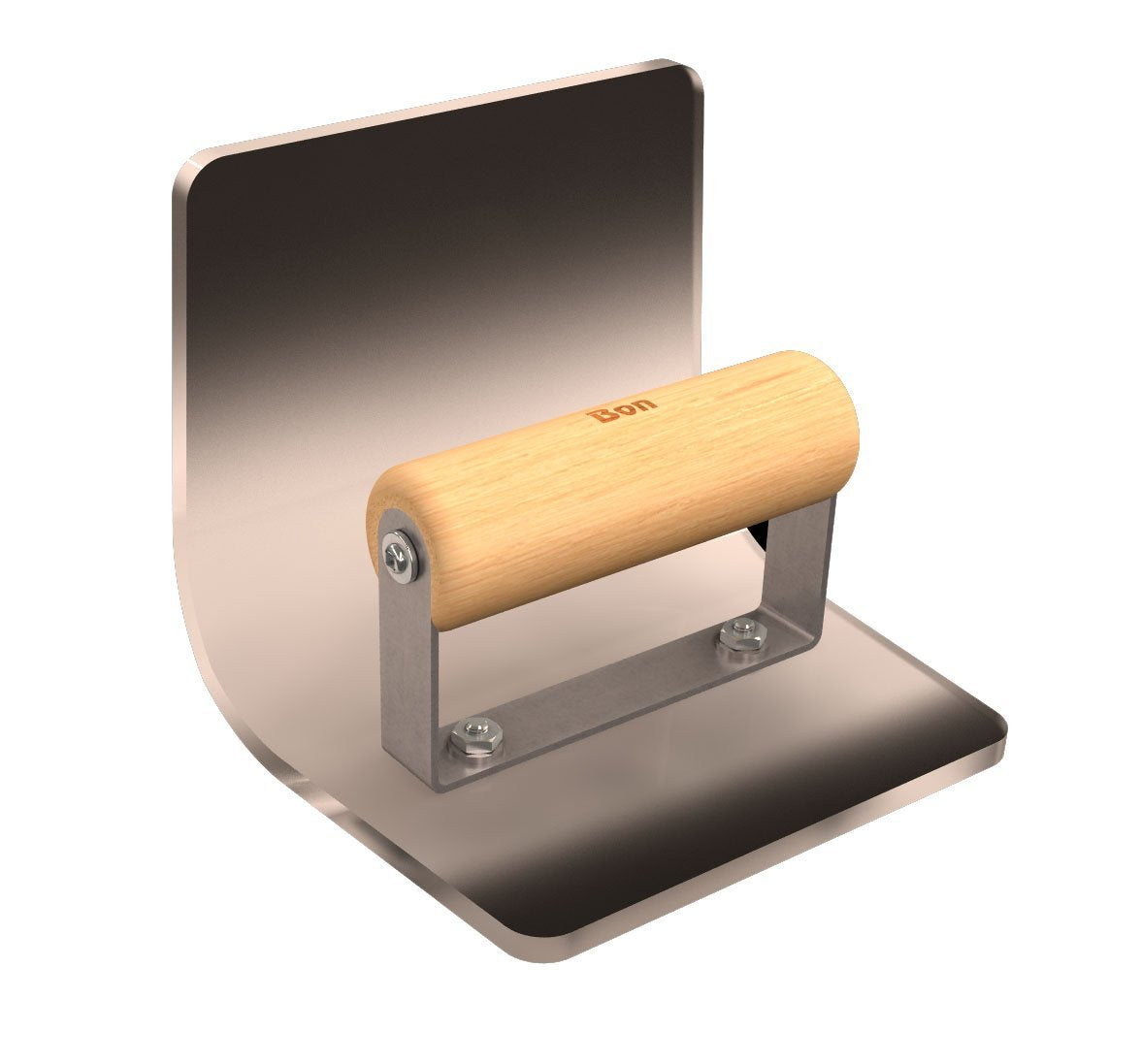 PLEXIGLASS INSIDE STEP TOOL - 6" X 5" - 1/2" RADIUS WOOD HANDLE