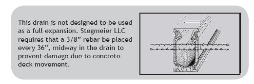 Frontier Deck Drain